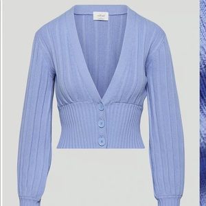 Aritzia Wilfred Plunge Front Cardigan